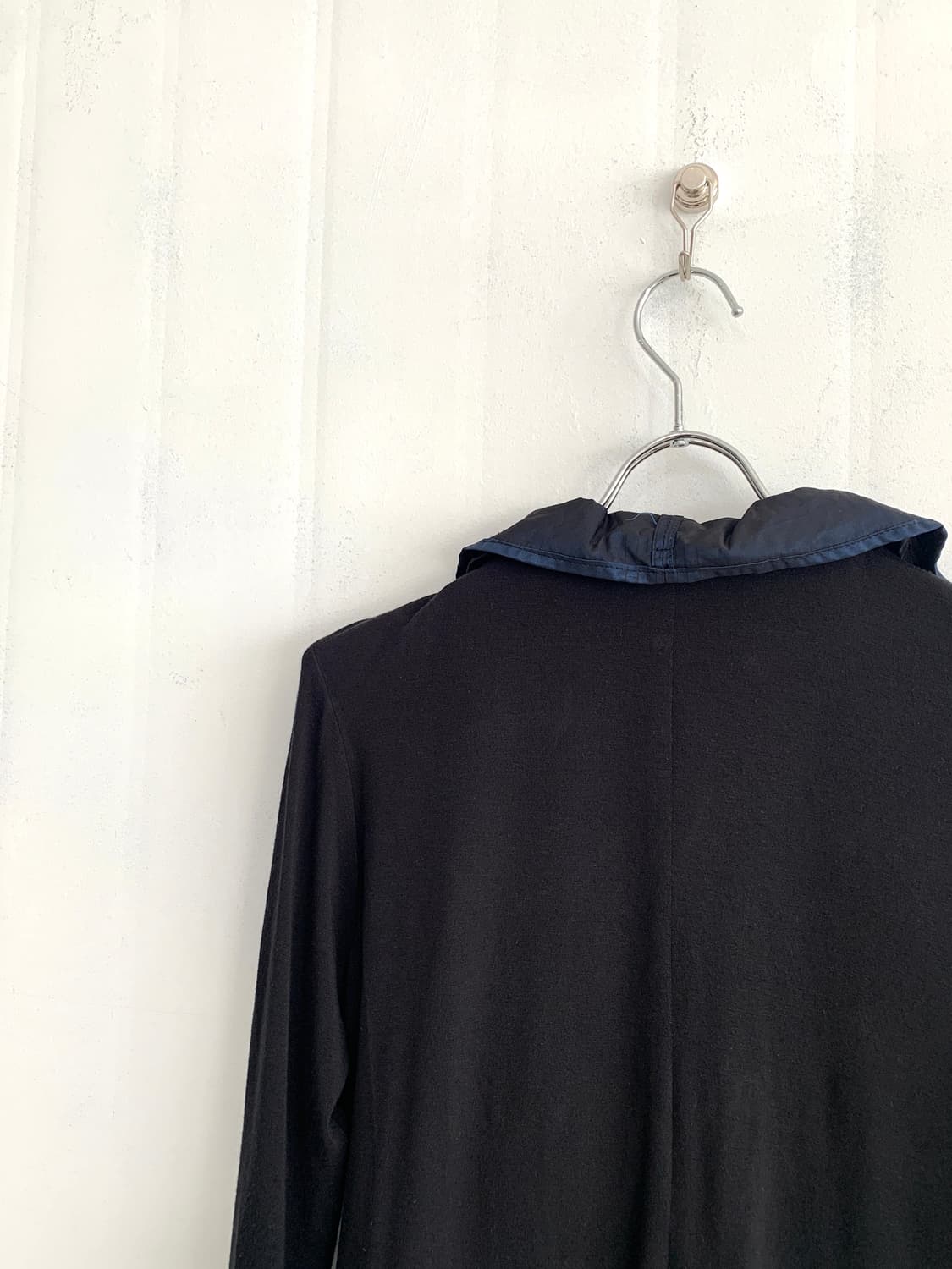 Black & Midnight Navy Ruched Jacket 상품이미지4