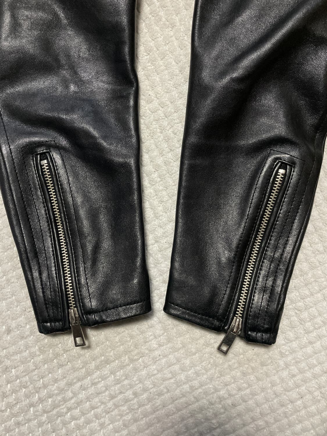 웨스턴 무드 이태리 램스킨 양가죽 클래식 레더 자켓 상품이미지5