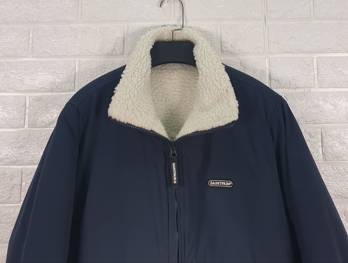 [95]세인트페인 리버시블 뽀글이 점퍼 상품이미지5