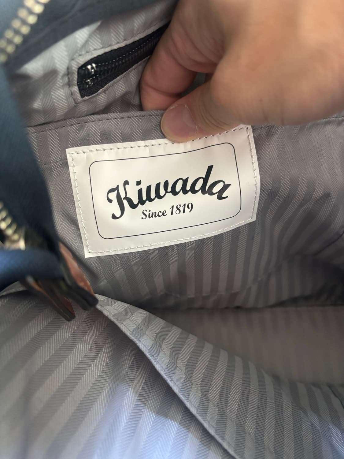 일제 KIWADA SINCE1819 가죽 컨버스 토트백 상품이미지4