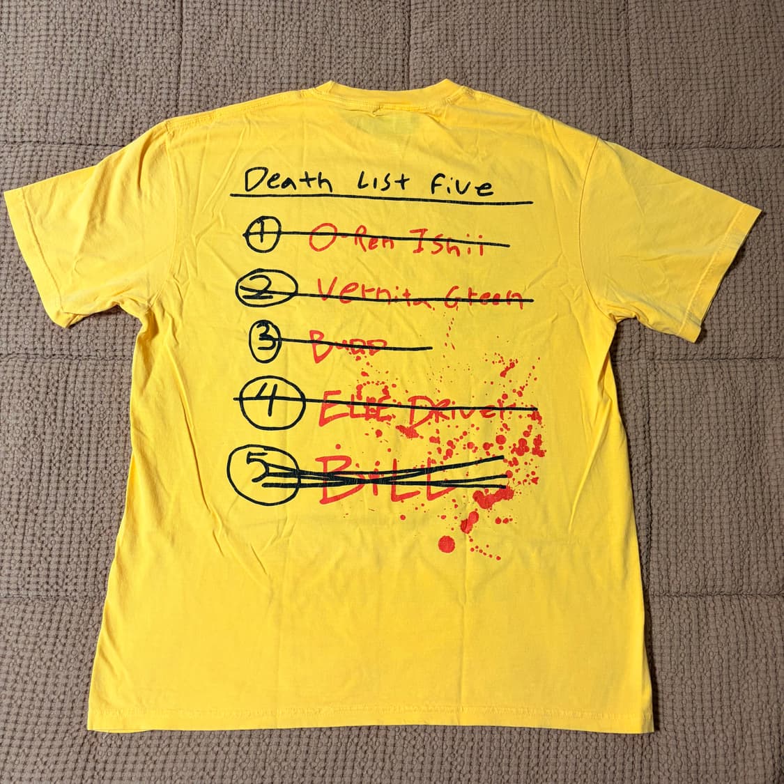 킬빌 ‘키도의 리스트’ 티셔츠 상품이미지3