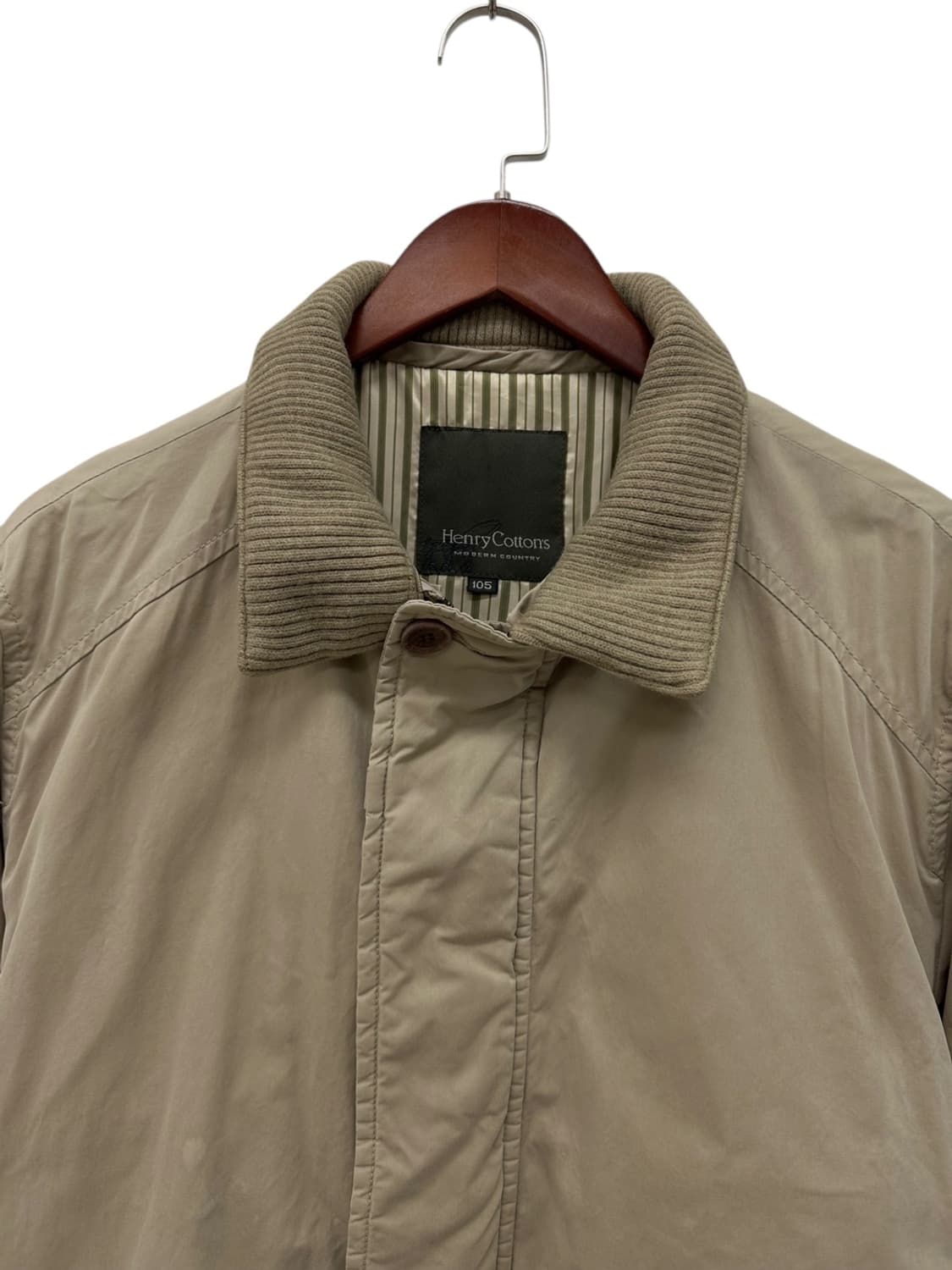 헨리코튼 패딩자켓 베이지 (XL)  상품이미지2