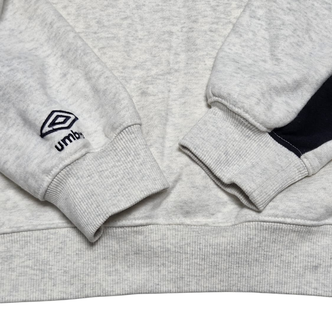 UMBRO 엄브로 레터링 아이보리 기모 후드티 상품이미지2