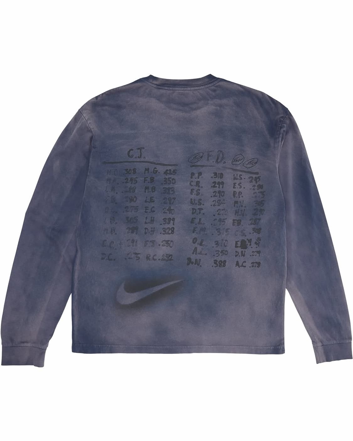 캑터스잭 프라그먼트 나이키 트래비스스캇 롱슬리브 M 상품이미지2