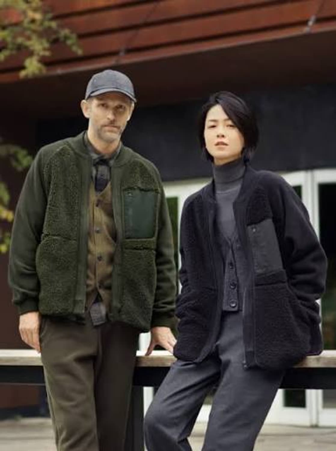 화이트 마운티어링 후리스 오버사이즈 재킷 상품이미지2