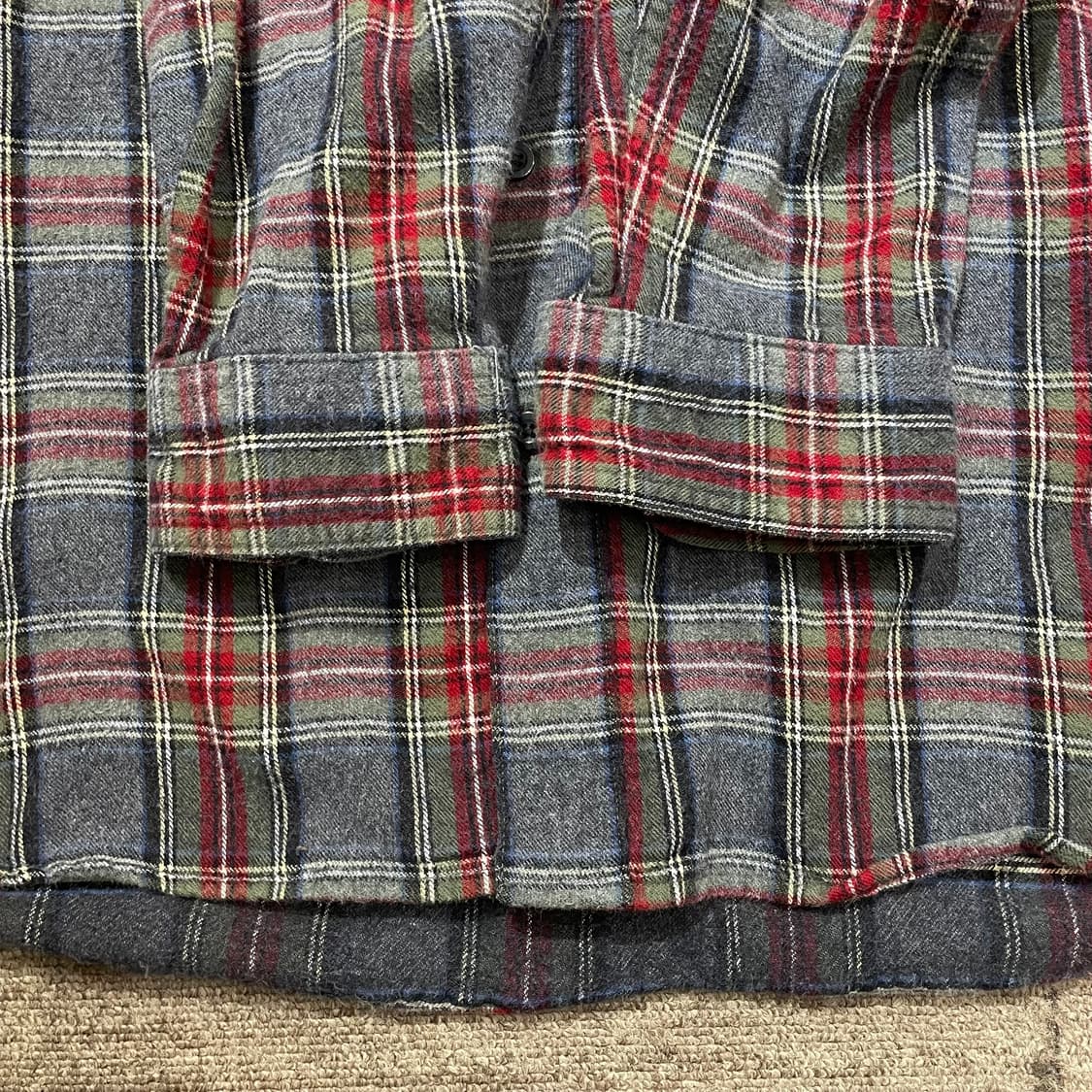 (XL) L.L.Bean 엘엘빈 플란넬 체크 셔츠  상품이미지8