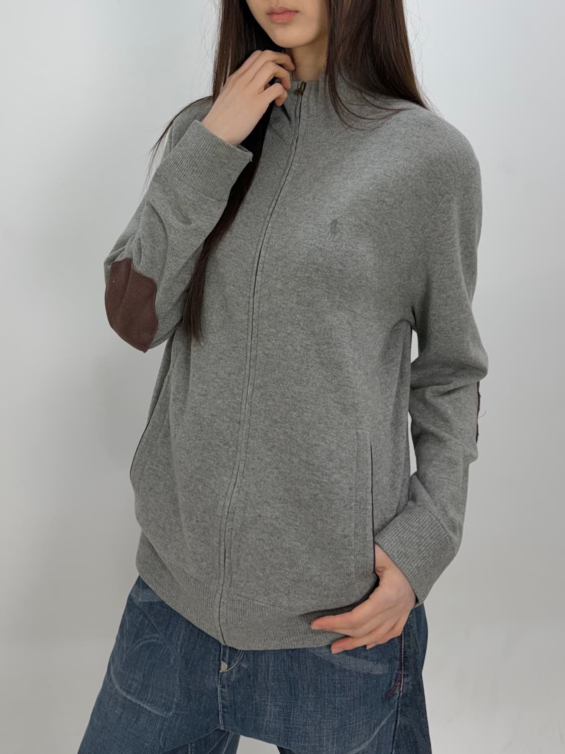 폴로 니트집업 상품이미지1