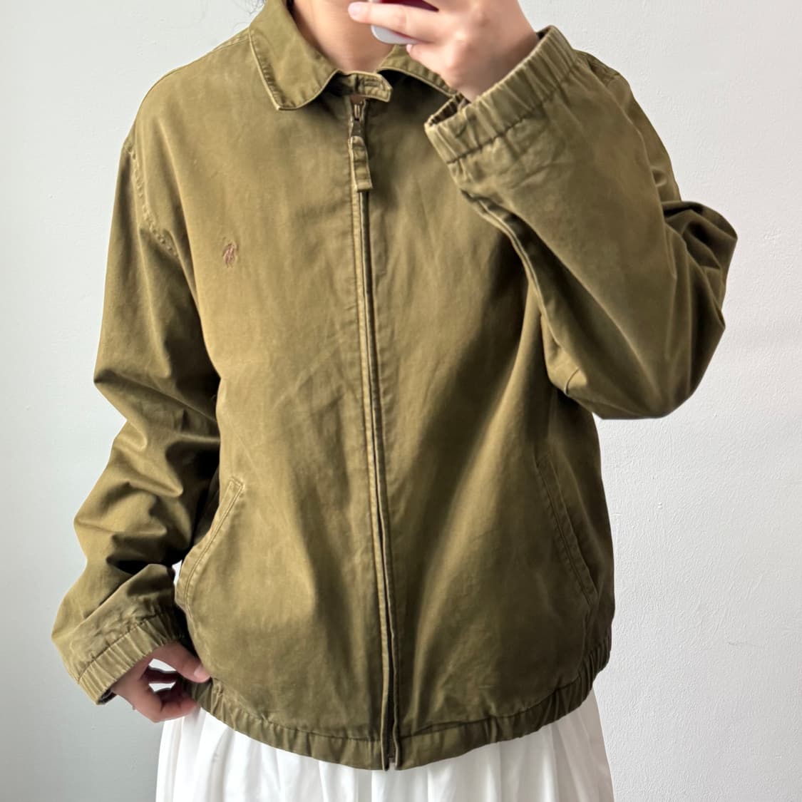 [L] 폴로 카키 코튼 자켓 상품이미지2