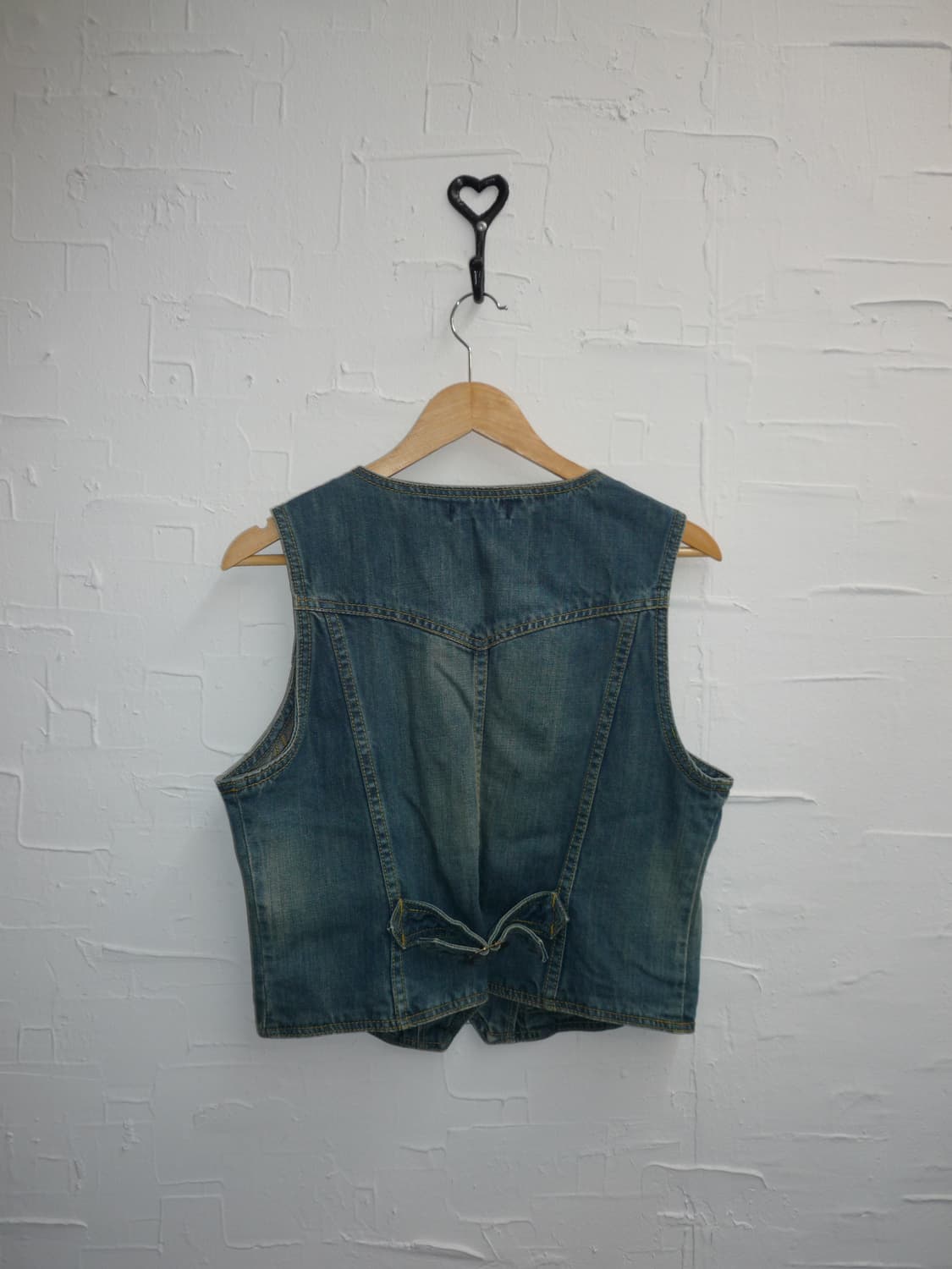 deep blue denim vest 상품이미지7