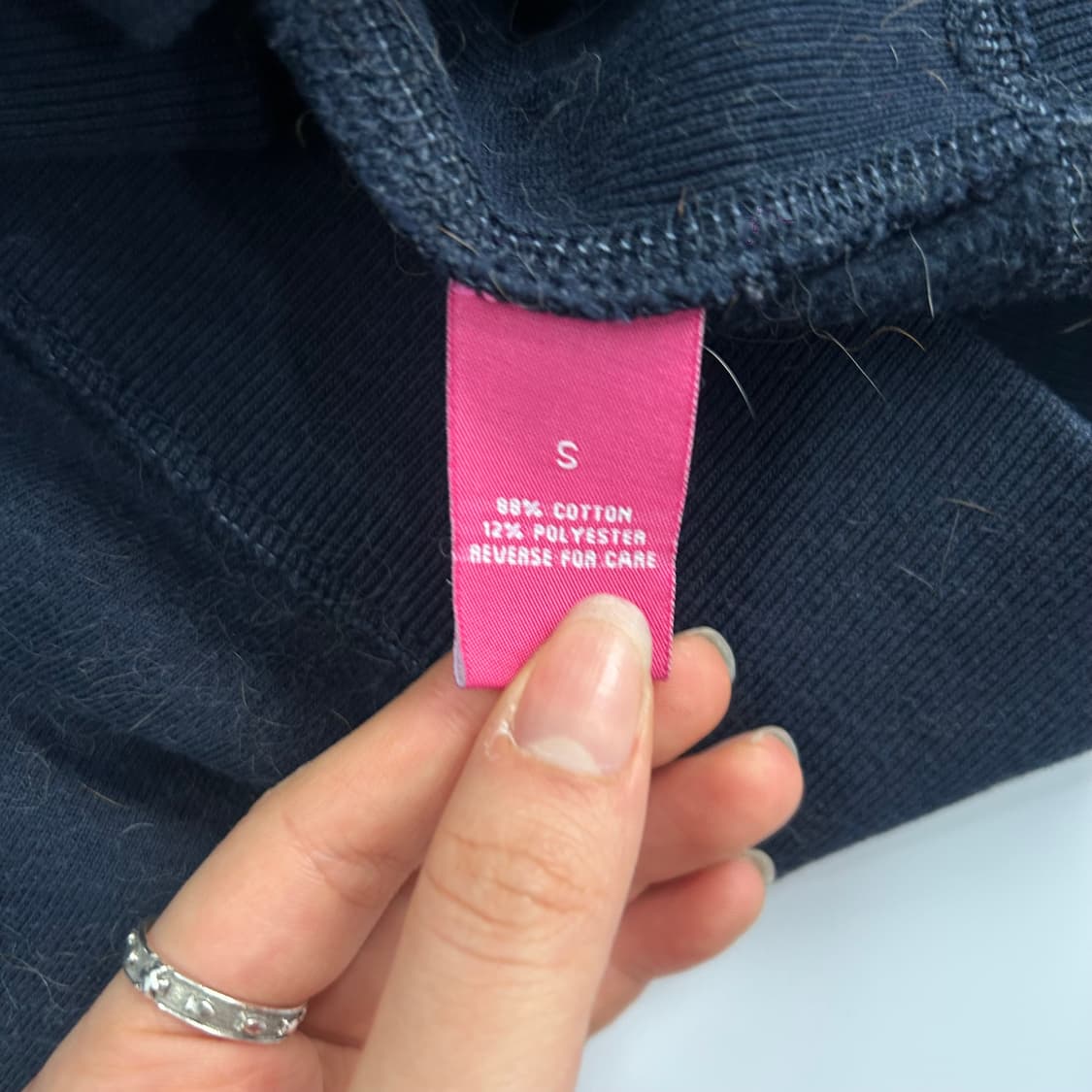 Polo 폴로 진스 레터링 로고 성조기 네이비 후드티 상품이미지6