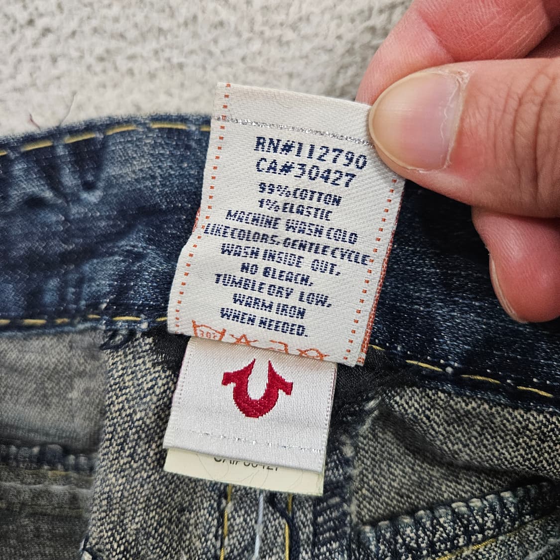 트루릴리젼 조니 슈퍼 T 데님 34 상품이미지8