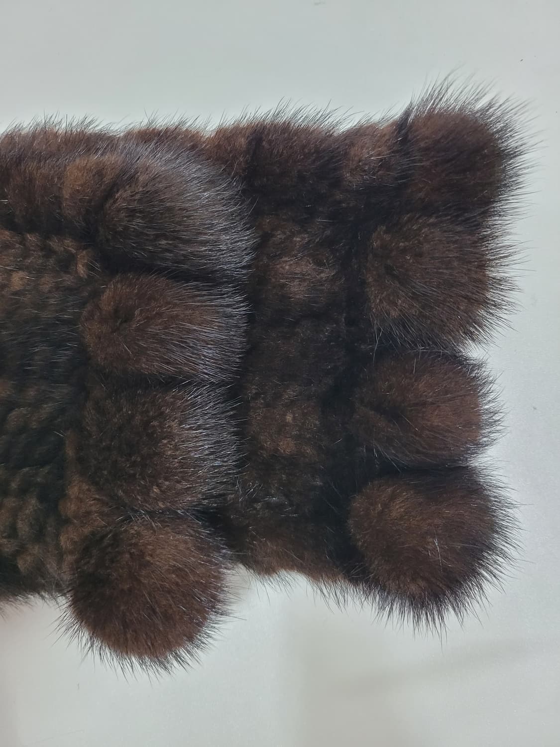 찰스쥬르당 천연 밍크 머플러 / 총장 165 브라운
 상품이미지4