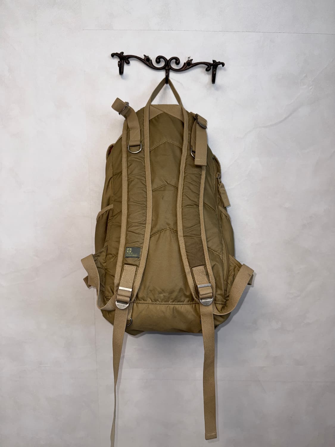 Lifeguard beige safari multi pocket 백팩 상품이미지3