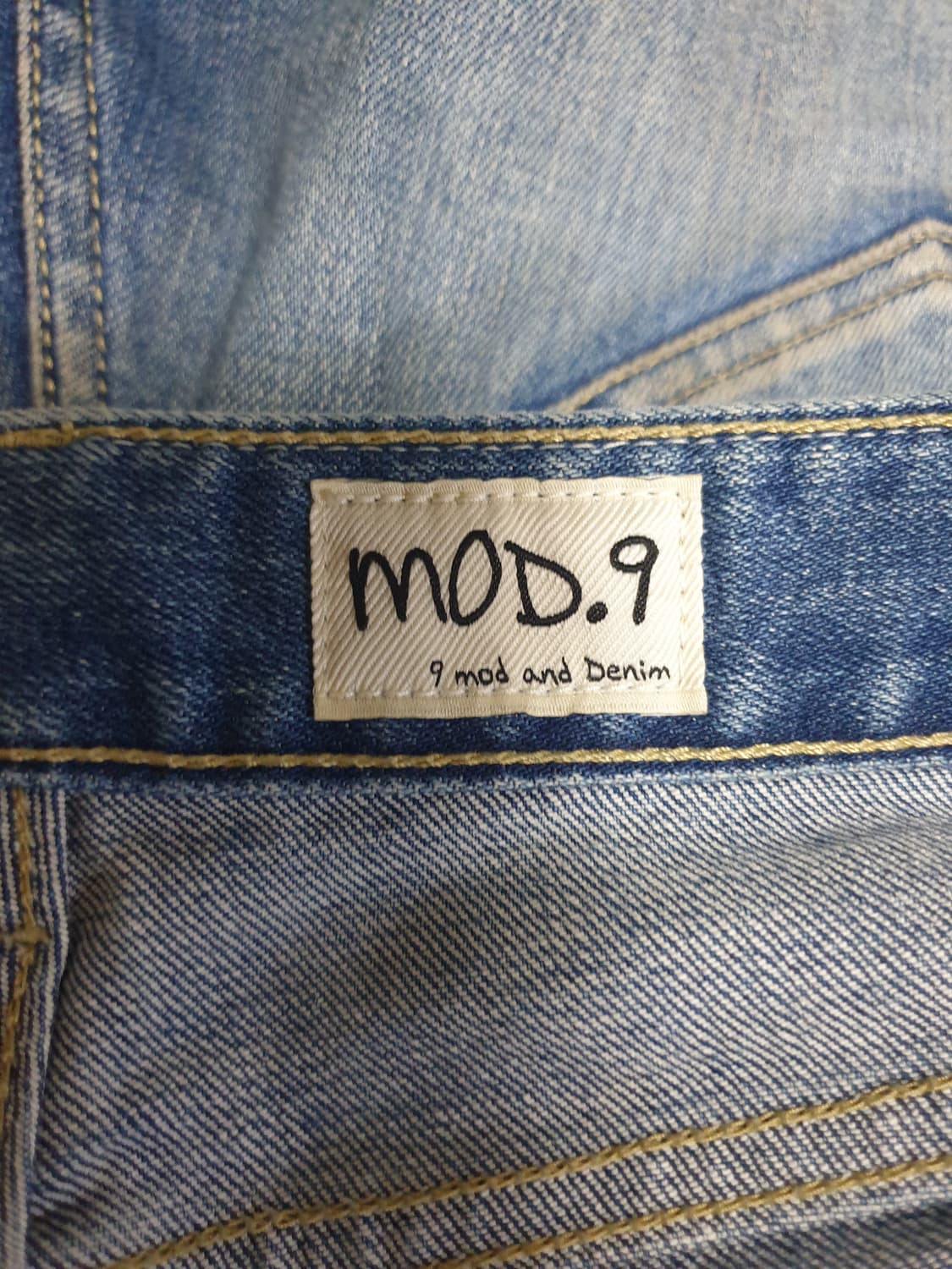 모드나인 MOD1s 슬림스트레이트 펑크 인페르노 워싱 데님진 (33) 상품이미지6