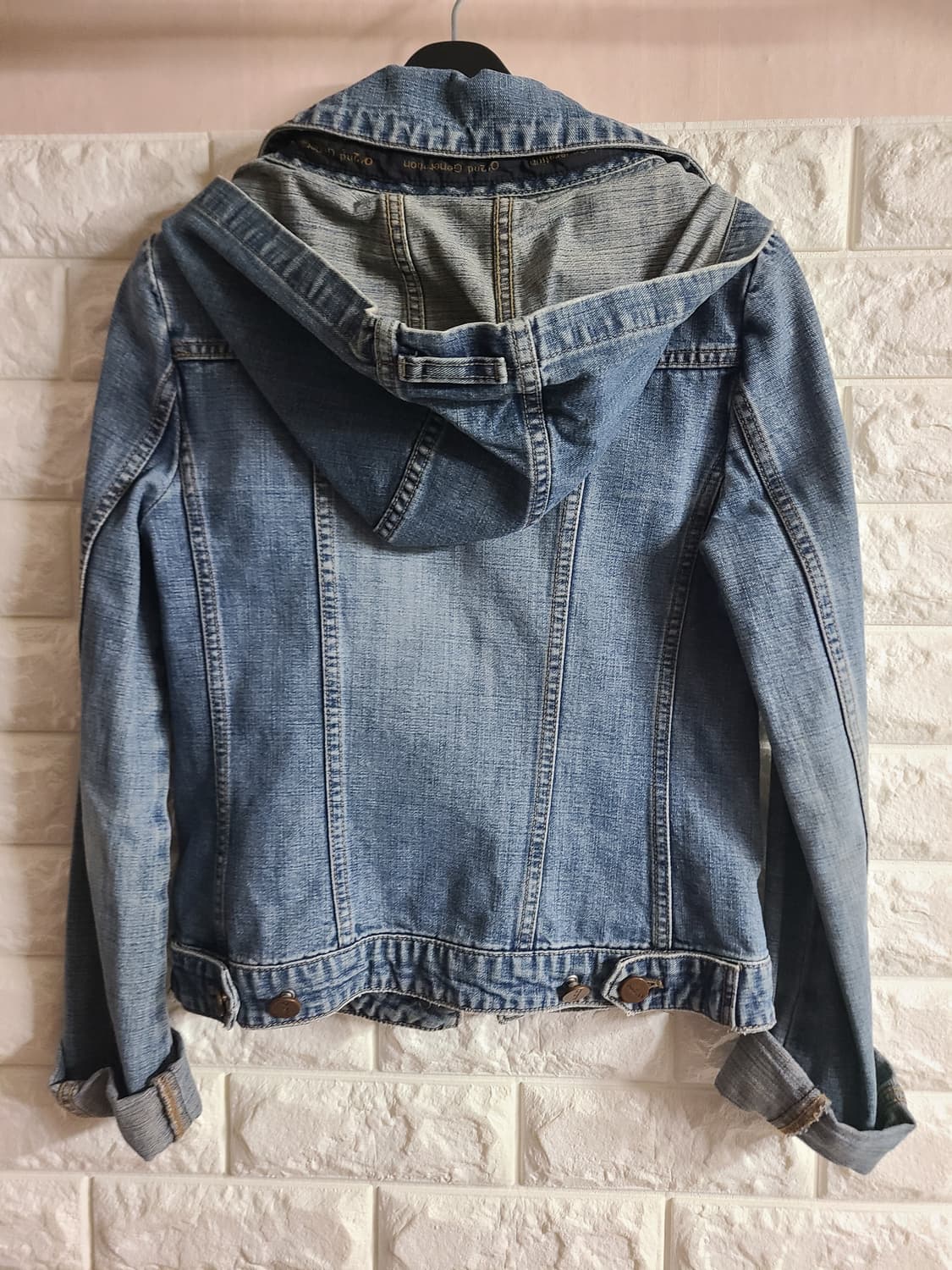오즈세컨 데님 후드 재킷(44) 상품이미지5