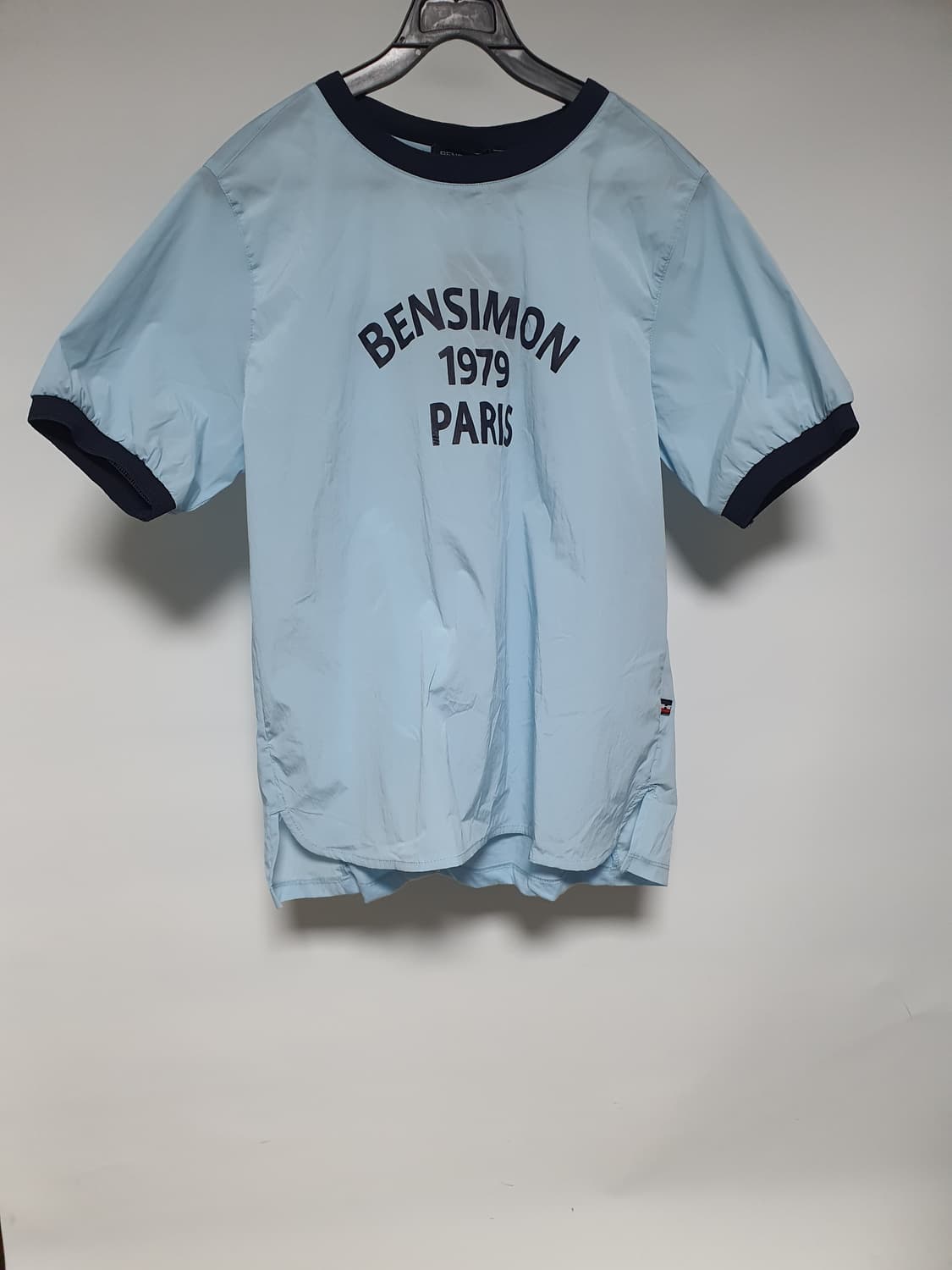 벤시몽파리 배색 바스락 티셔츠 m 상품이미지4