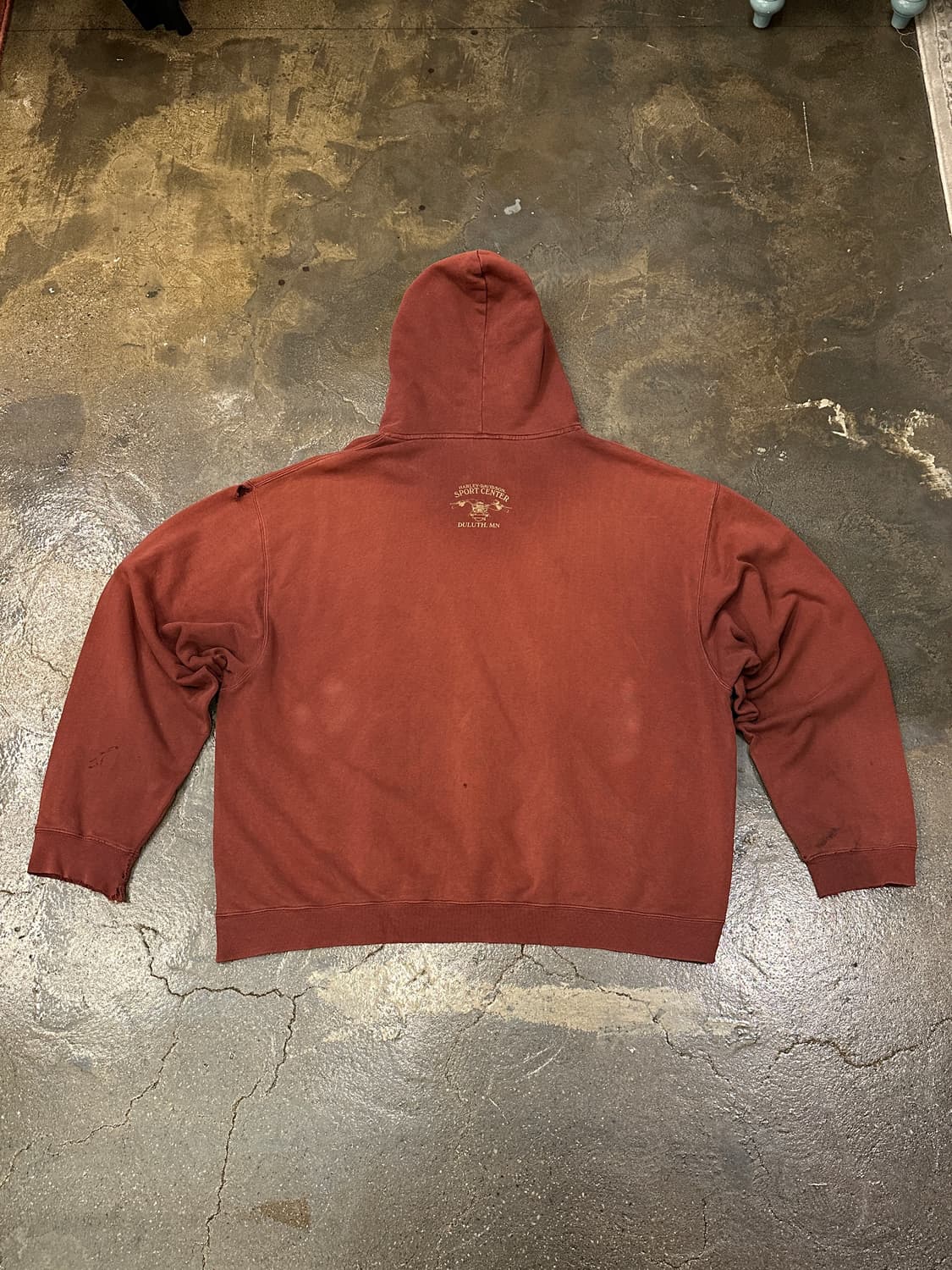 할리데이비슨 디스트레스드  후드티 XXL 상품이미지2