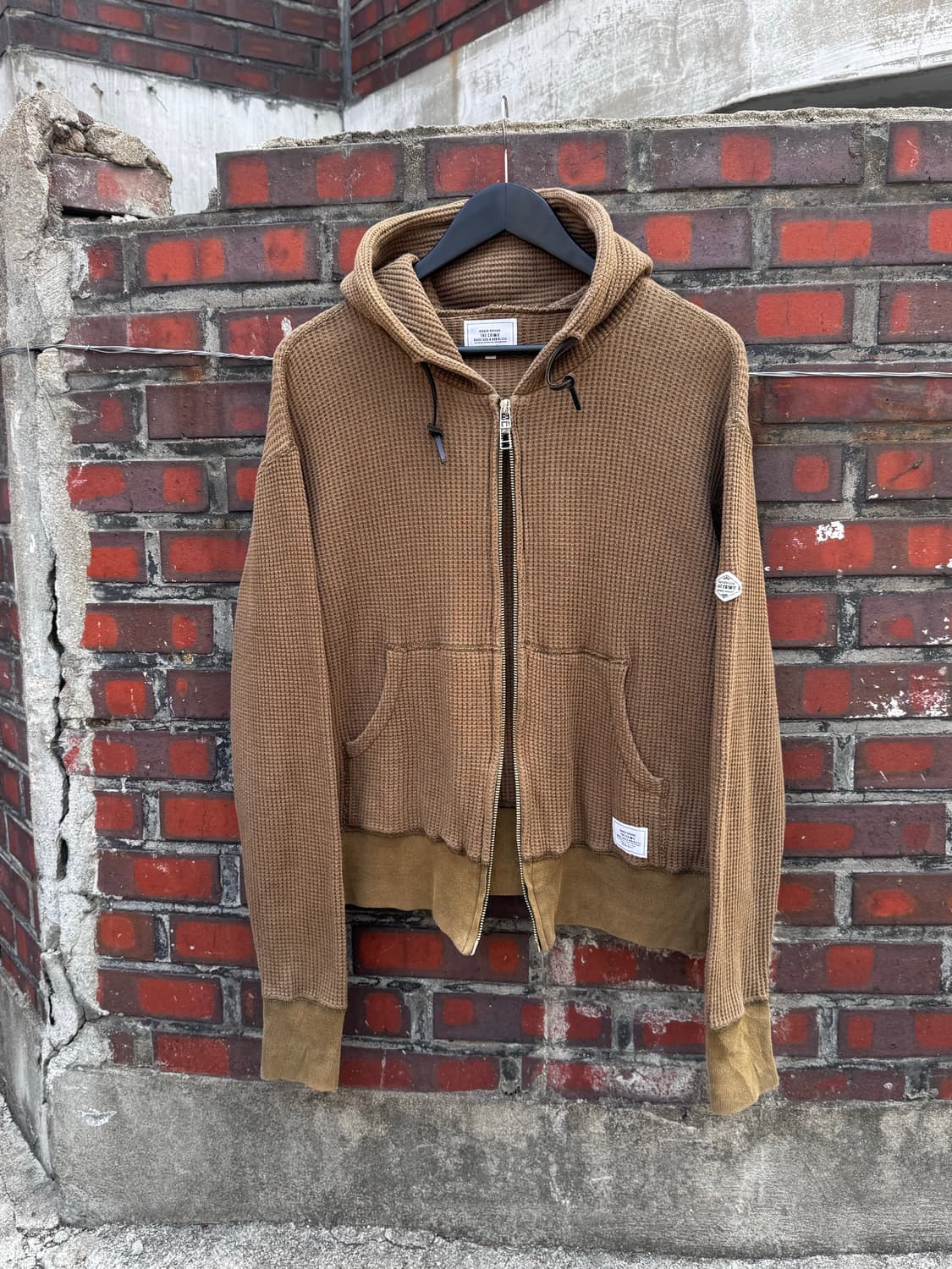 리얼라이즈 웍스 더크리미 투웨이 와플 후드집업  상품이미지2