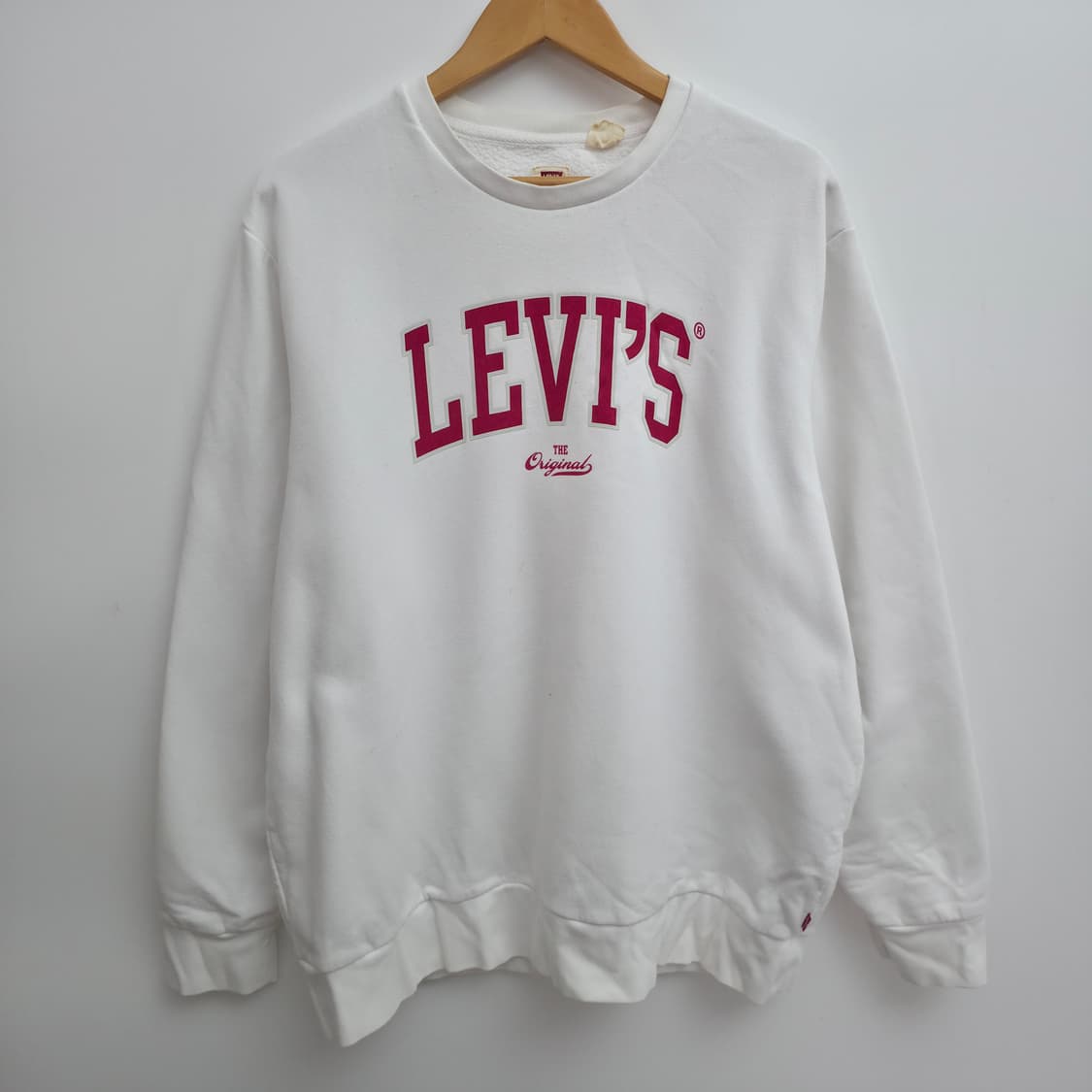 [XL] 리바이스 화이트 맨투맨 상품이미지1