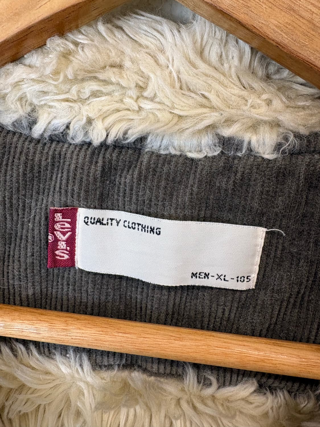 리바이스 코듀로이 쉐르파 트러커 자켓 카키 상품이미지8