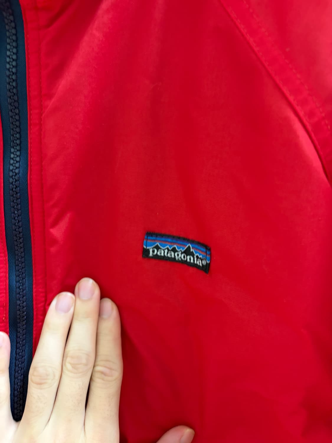 90s 파타고니아 신칠라 쉘드 봄버 자켓 레드 L 상품이미지2