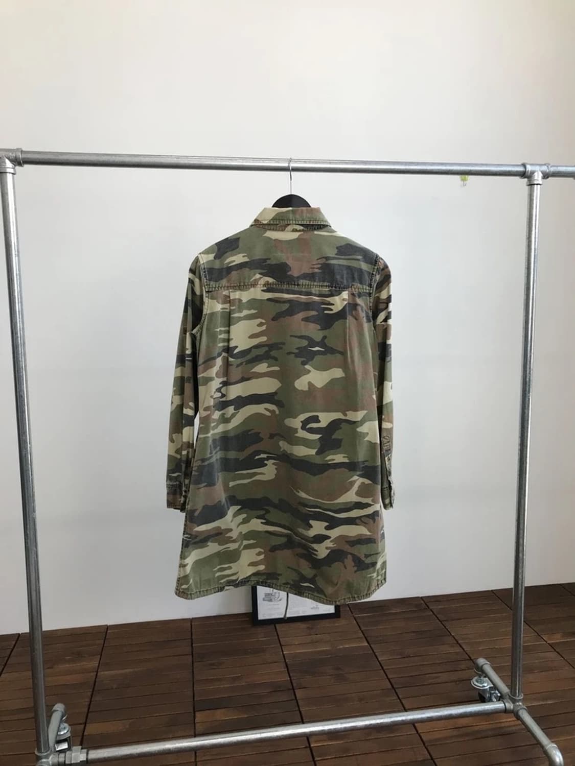 As Know As Camo Longline Shirt Jacket 상품이미지2