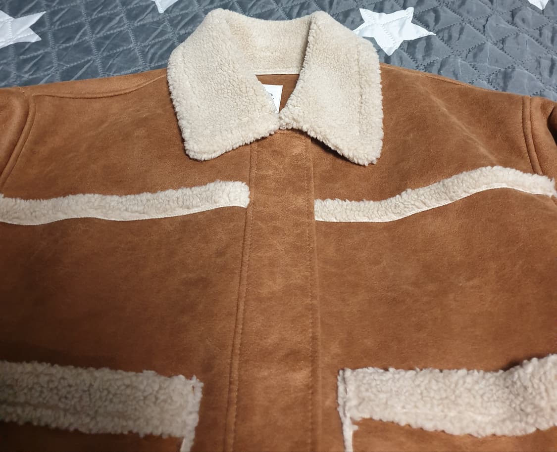 (단종 매물) 스튜디오톰보이 아웃투포켓 숏 무스탕 (F) 상품이미지2