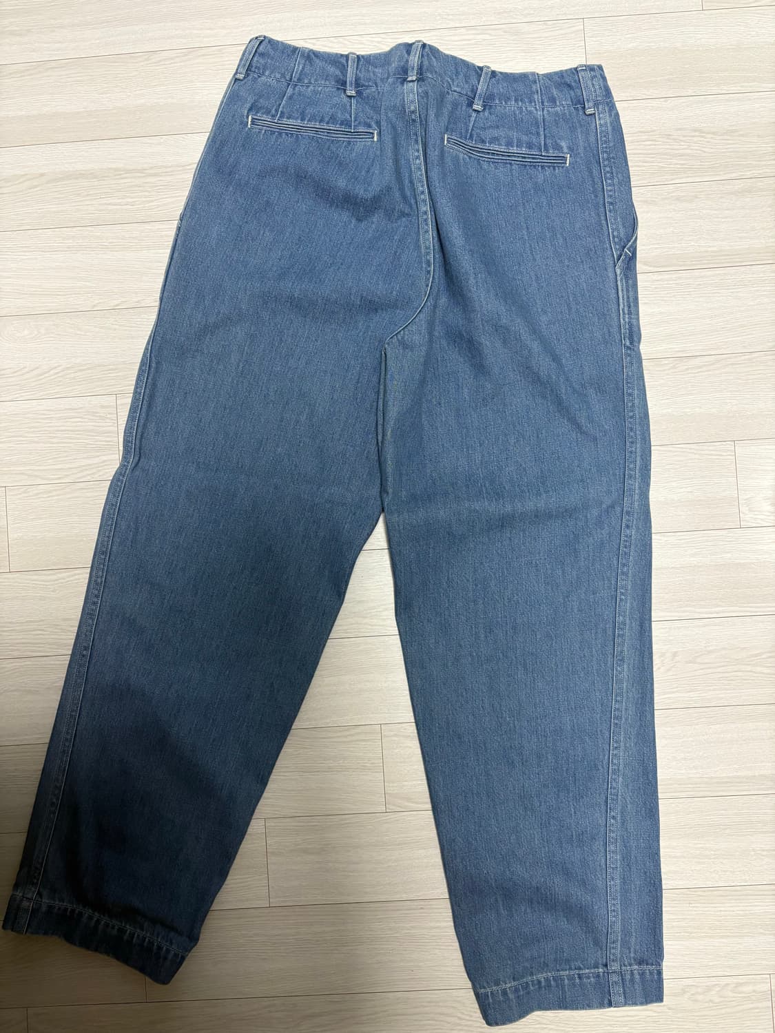 나나미카 와이드데님 인디고블리치30 상품이미지2