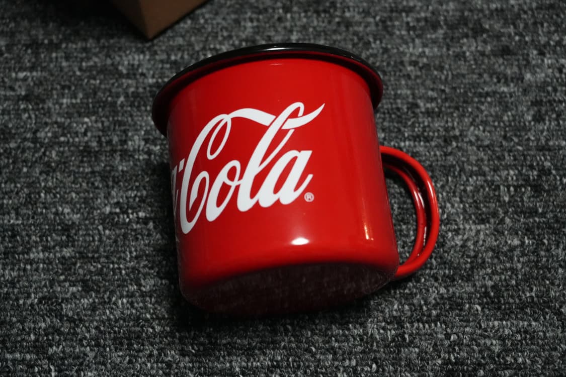 (350ml) 코카콜라 스틸 에나멜머그범랑컵  상품이미지1