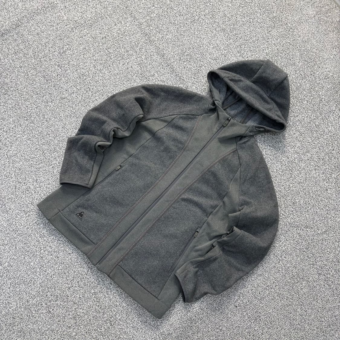 M(90) 르꼬끄 공용 기모 후드 집업 0402J 상품이미지1