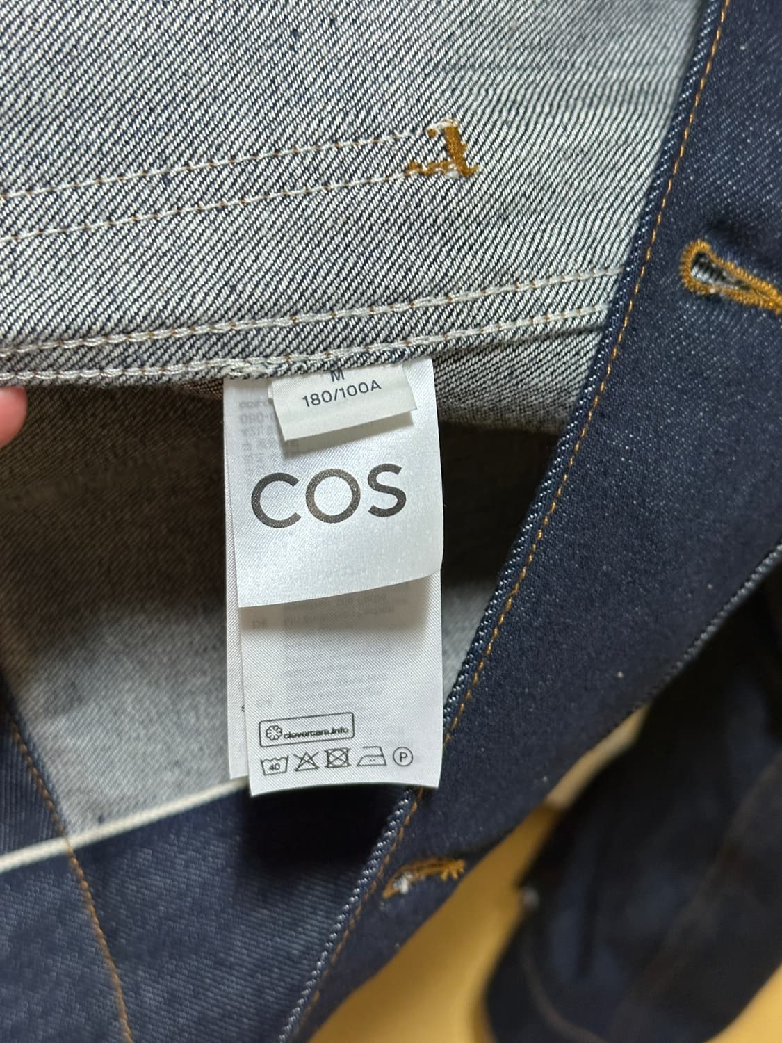 cos 인디고 데님 자켓 상품이미지3