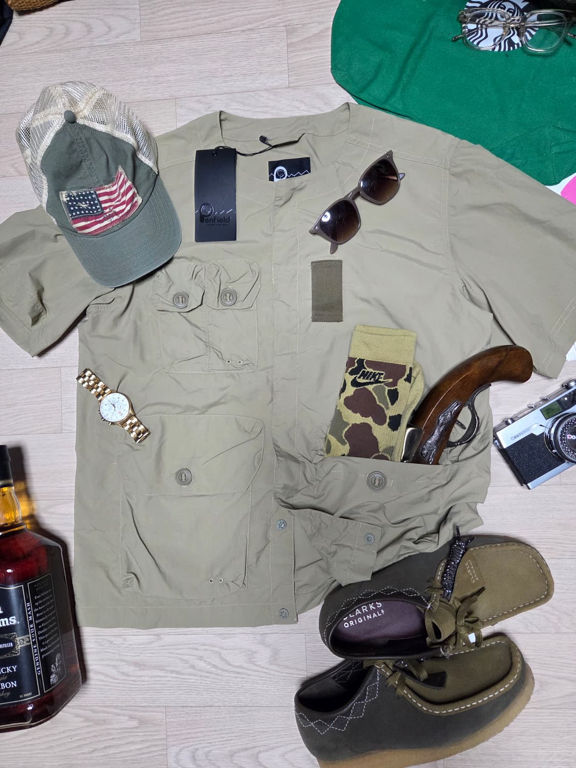 (새상품)PENFIELD USA 아웃도어 고프코어 퍼티그 반팔 셔츠 필드 상품이미지2