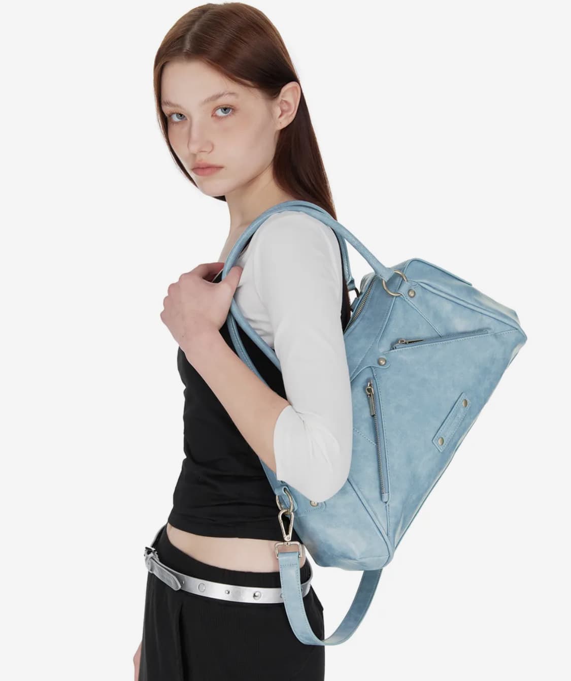 썬번프로젝트 모스 백 스카이 블루 mos bag 상품이미지1