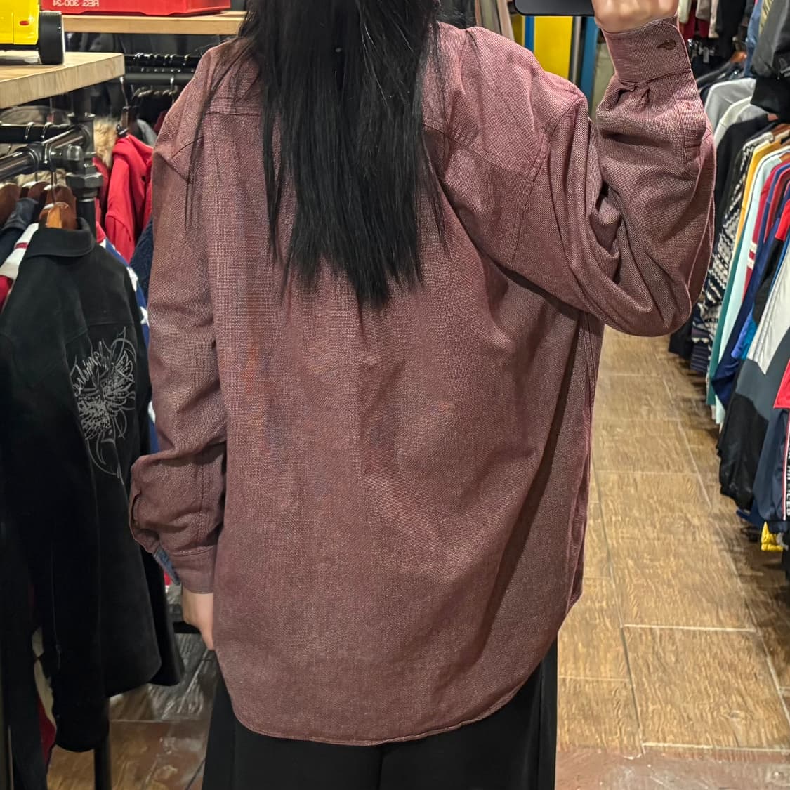 [HI] Carhartt 칼하트 투포켓 긴팔셔츠 레드 상품이미지5