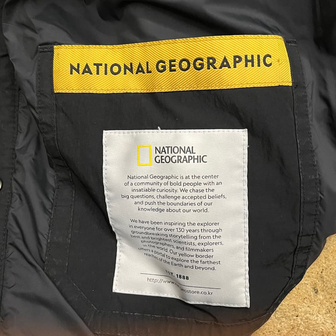 [정품/100] 내셔널지오그래픽 퀼팅 넥리스 플리스 재킷 b17 상품이미지6