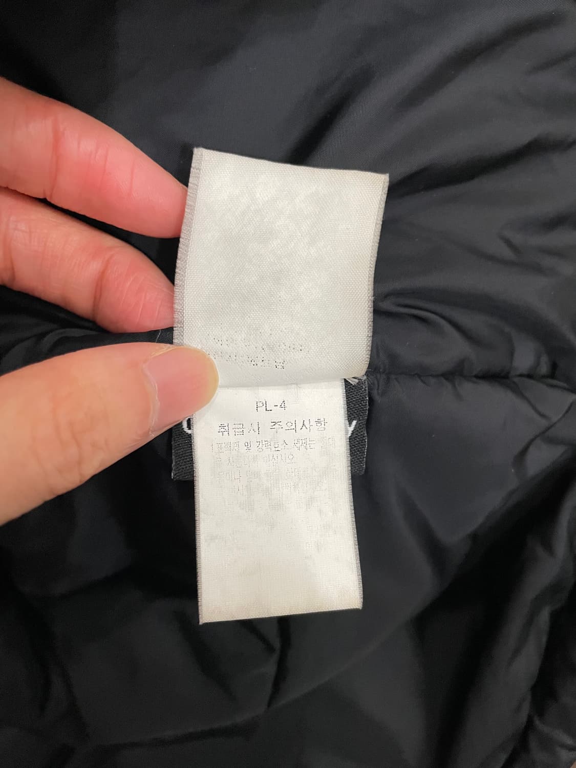 노스페이스 방풍 경량 패딩 자켓 블랙 상품이미지8