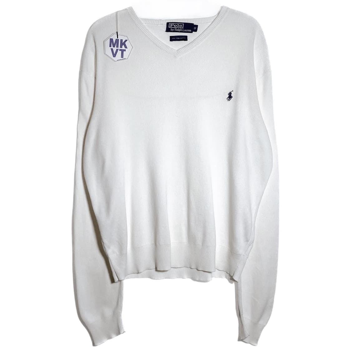 폴로 포니로고 V넥 니트 상품이미지1