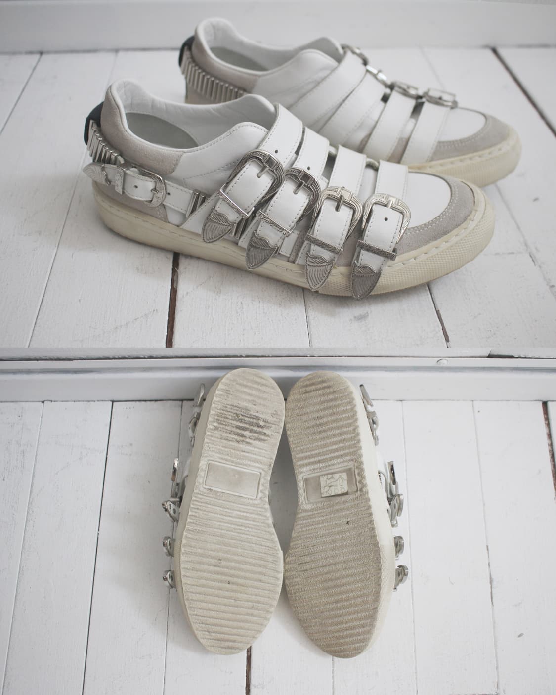 toga western buckle leather sneakers 상품이미지6