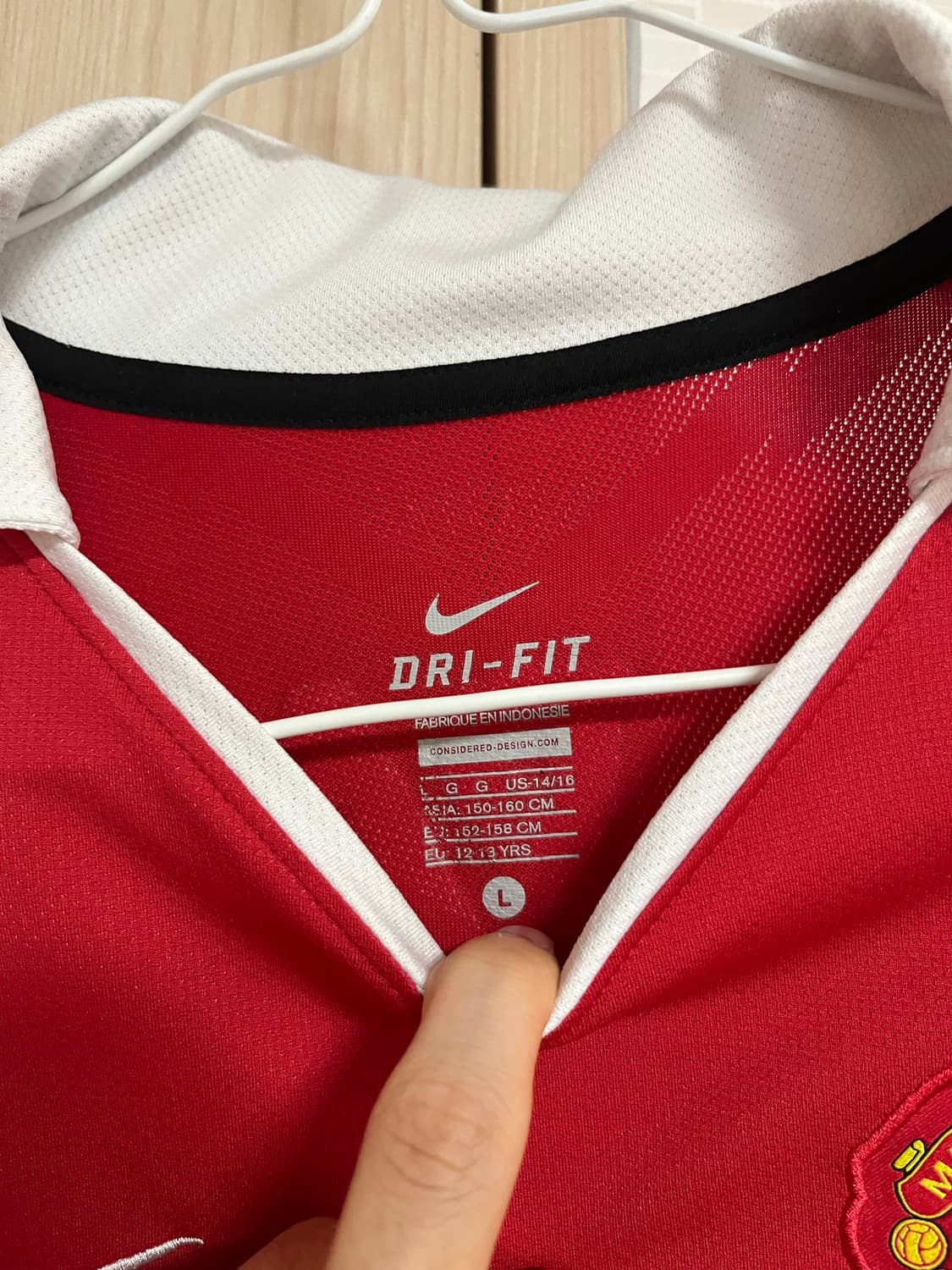 [유소년L] 맨유 10-11 홈 유니폼 박지성 마킹 판매 상품이미지3