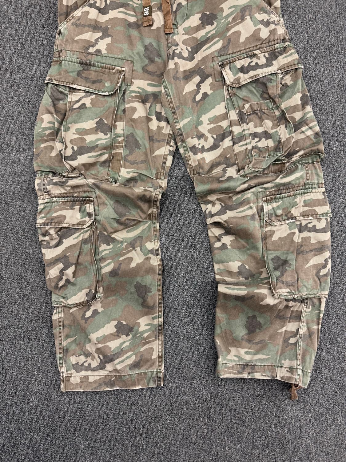 OS)R.C.c 986 빈티지 카모플라쥬 멀티 포켓 카고팬츠 상품이미지4