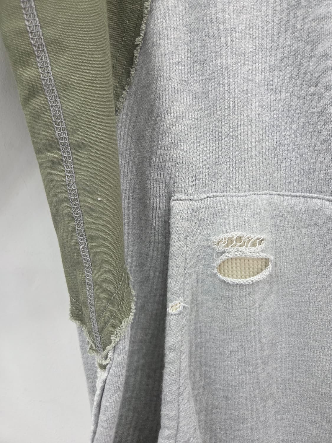 럭키 사토리우스 밀리터리 반집업후드 일본빈티지 상품이미지7