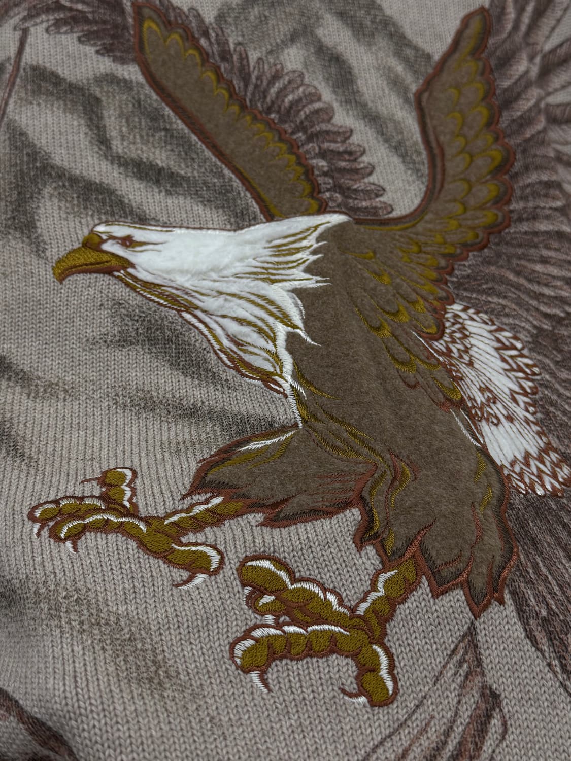 aramis club 엠브로이더리 이글 니트 상품이미지3