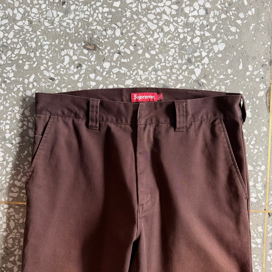 슈프림 워크 팬츠 브라운 상품이미지3