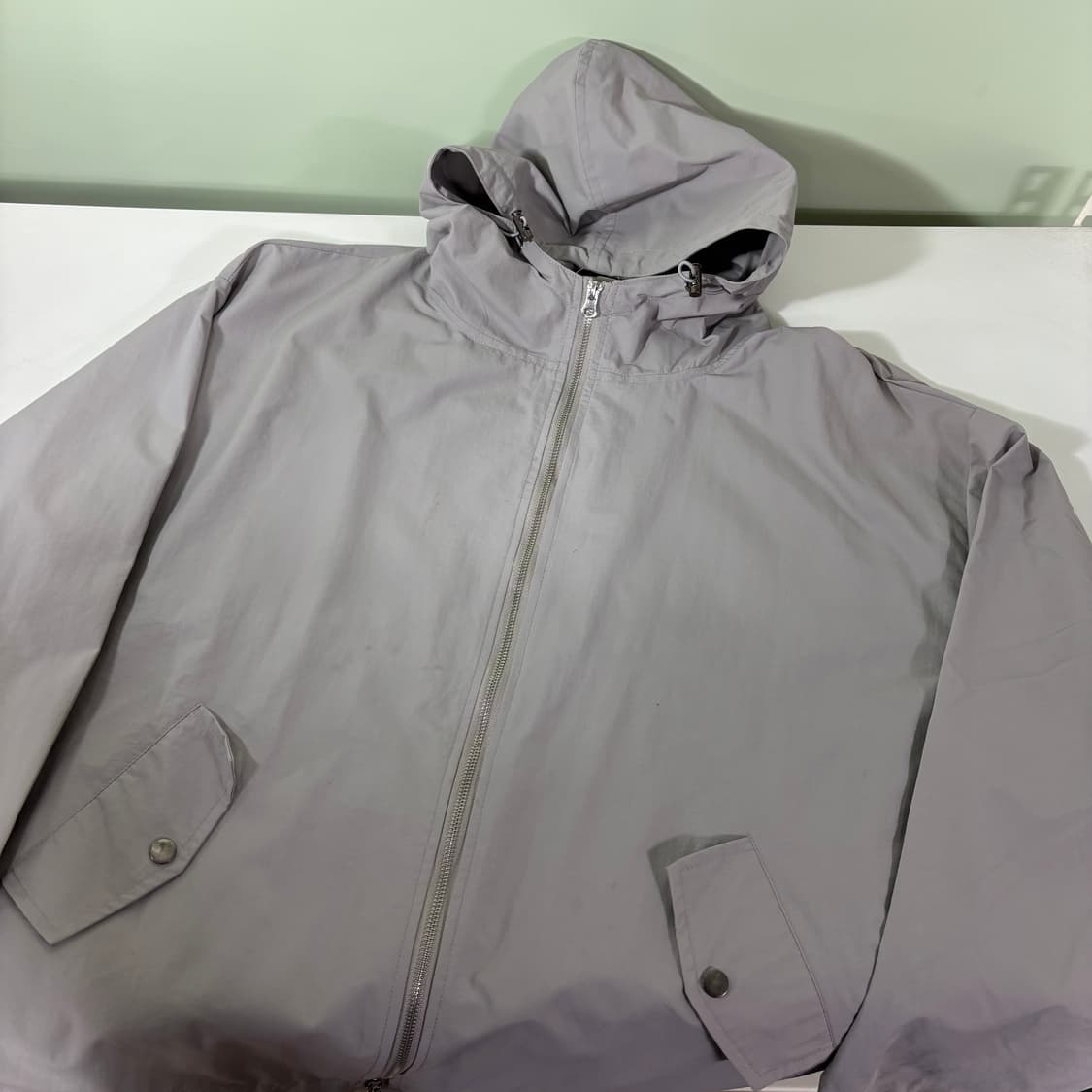 L 105 LABSTUDIO 그레이 바람막이자켓 상품이미지1