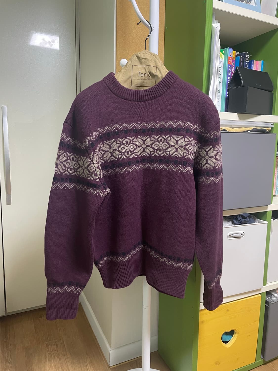 헤릴(herill) 블랙쉽 스노우 노르딕 니트 상품이미지3