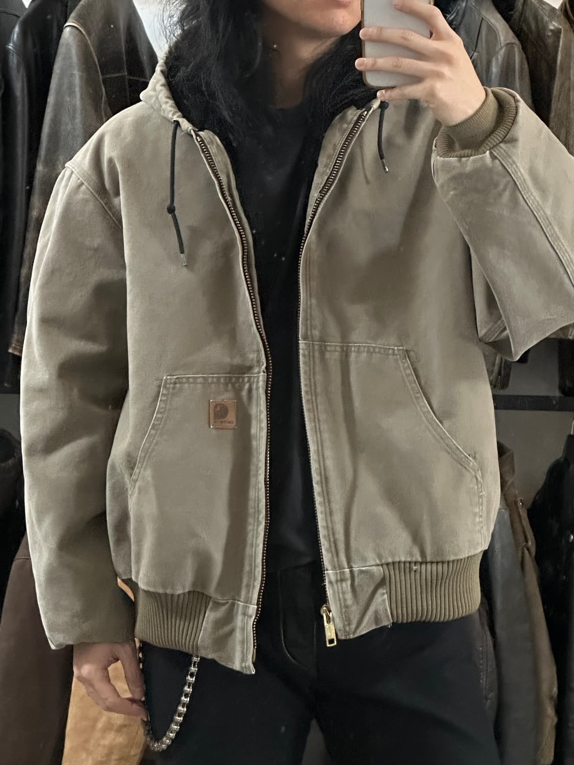 00’s OG 칼하트 J130 액티브 자켓 칼하트 DES J68 상품이미지10