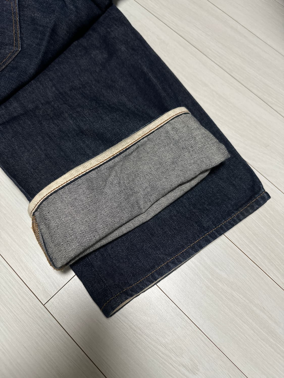 label archive 라벨 아카이브 와이드 핏 데님 Raw Jeans 상품이미지4