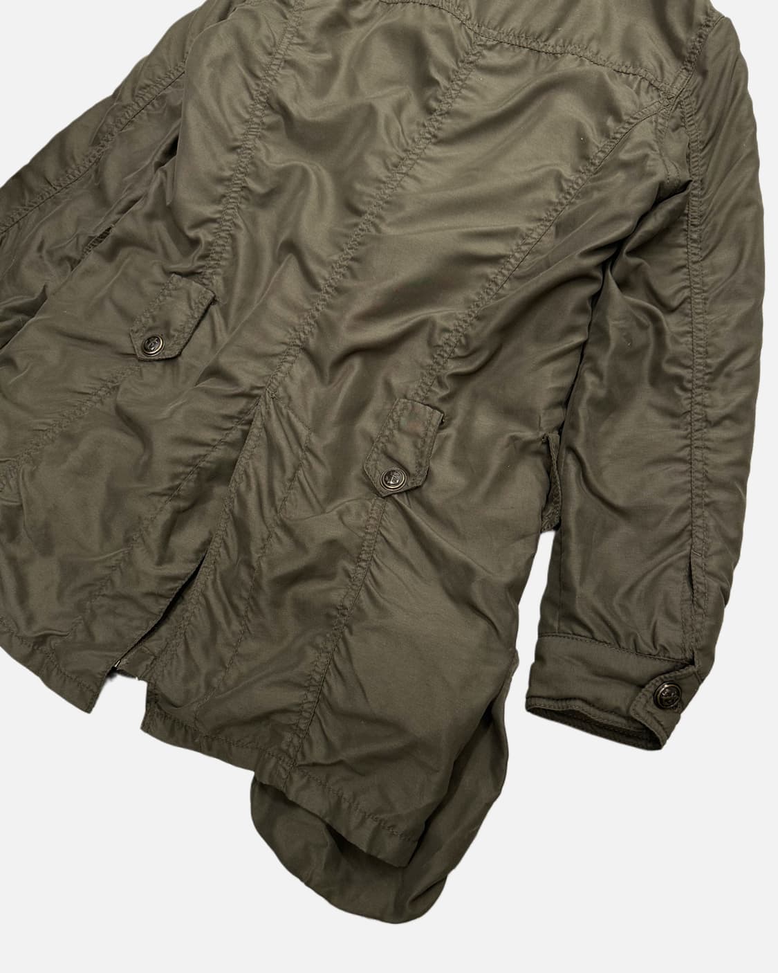 khaki pocket military parka 상품이미지5