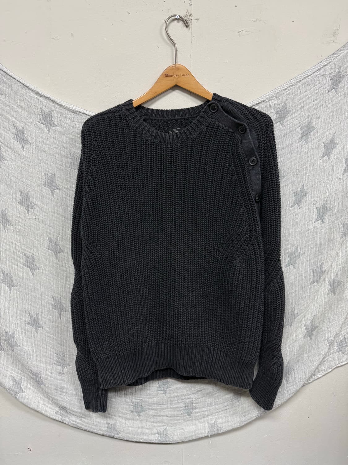 올세인츠 모트버튼 니트  상품이미지1