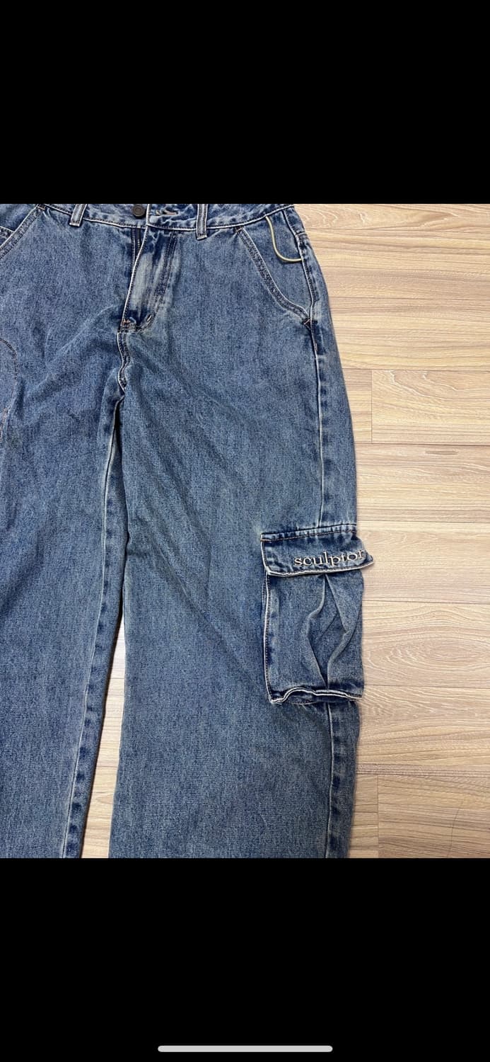 Sculptor 데님 카고 바지 상품이미지3